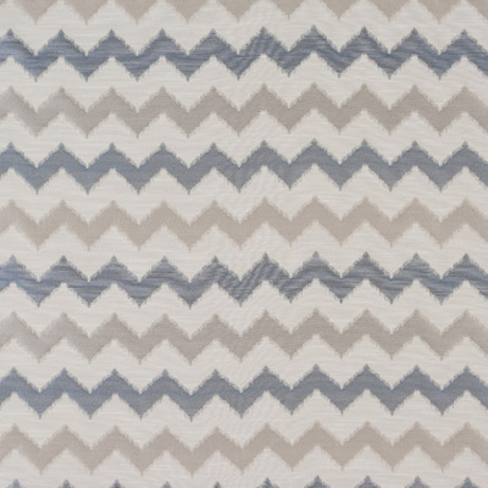 Made To Measure Curtains Verne Blue Flat Image