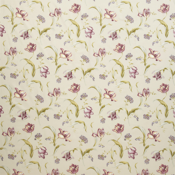 Made To Measure Curtains Tulipa Soft Red Flat Image