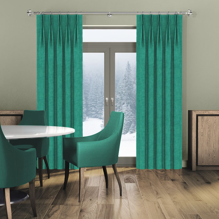 Curtains Oslo Kingfisher