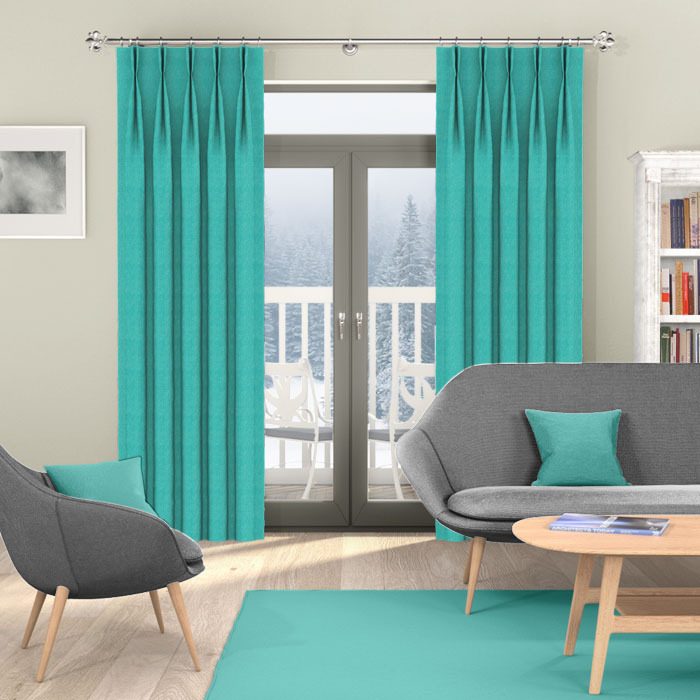 Curtains Oslo Peacock