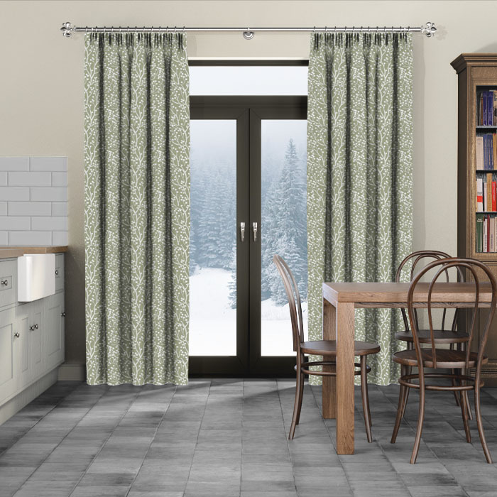 Curtains in Walton Charcoal