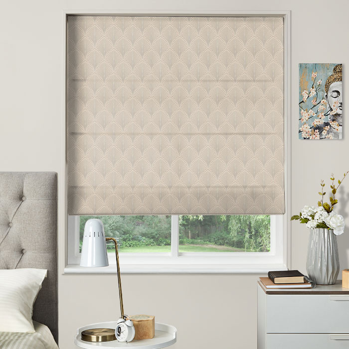 Roman Blind Boudoir Vellum