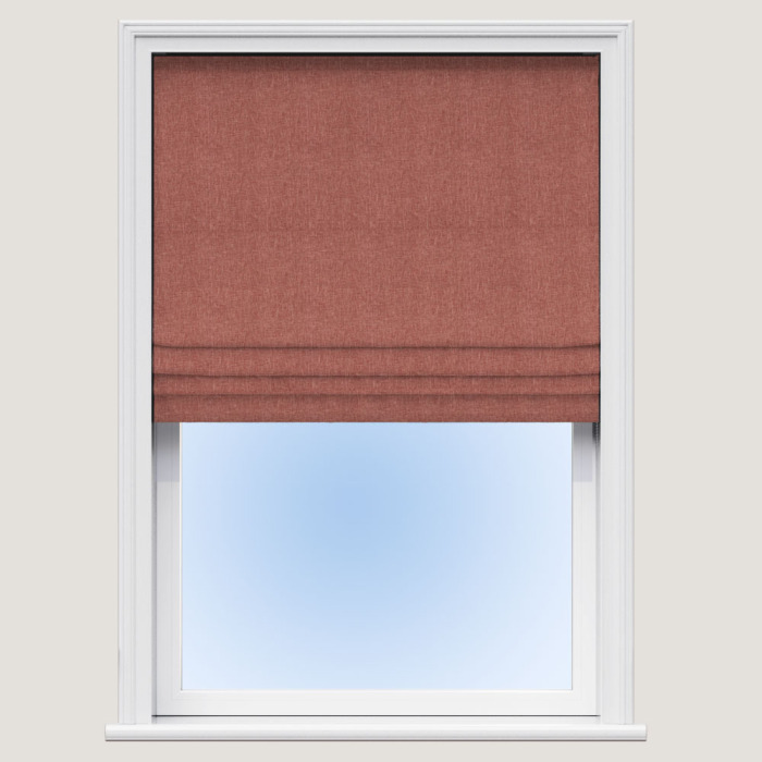 Made To Measure Roman Blind Oslo Coral