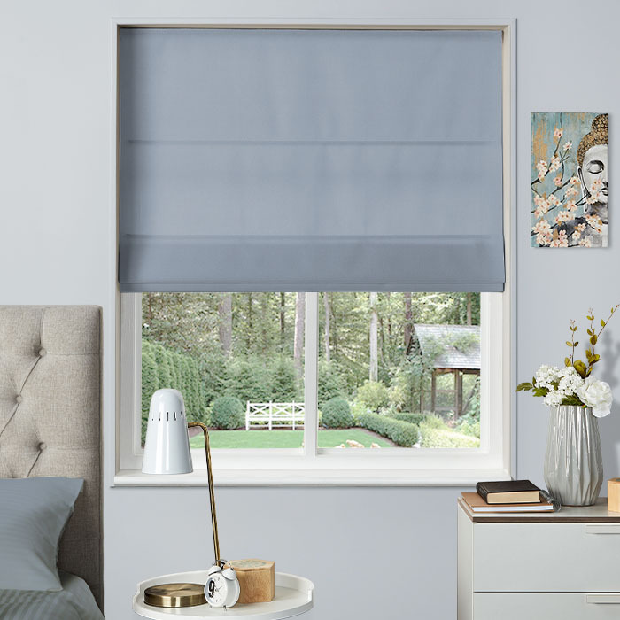 Renzo Mist Roman Blinds