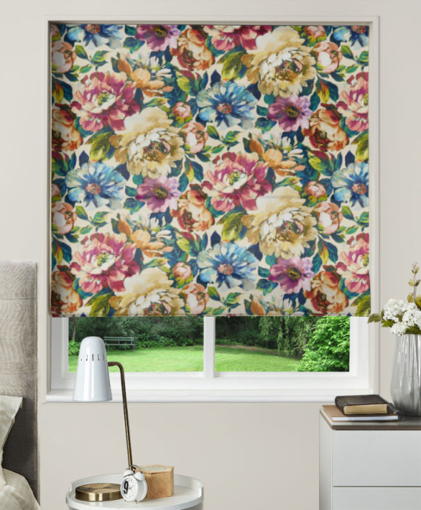Made To Measure Roman Blind Secret Oasis Jewel