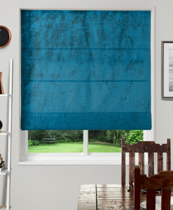 Made To Measure Roman Blinds Allure Peacock