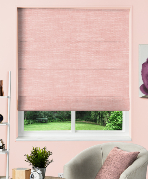 Made To Measure Roman Blinds Amalfi Blush