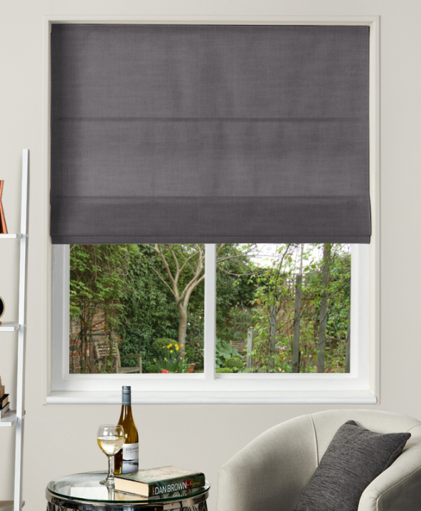 Made To Measure Roman Blinds Amalfi Damson