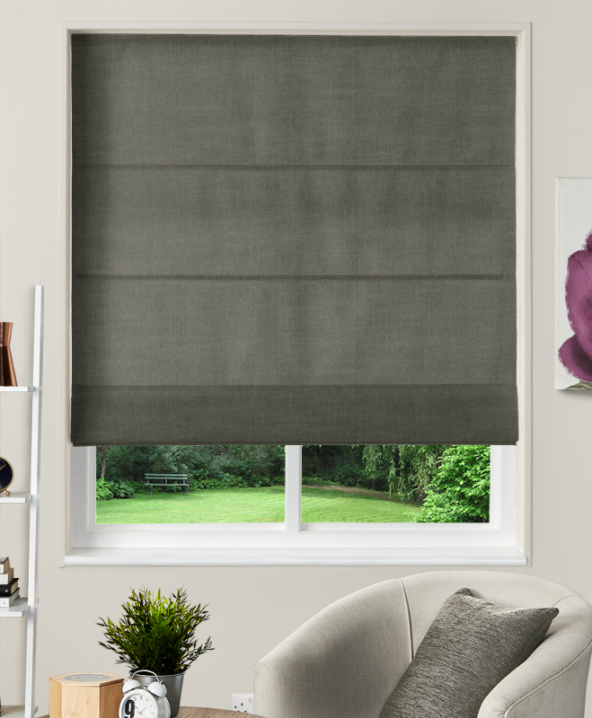 Made To Measure Roman Blinds Amalfi Espresso