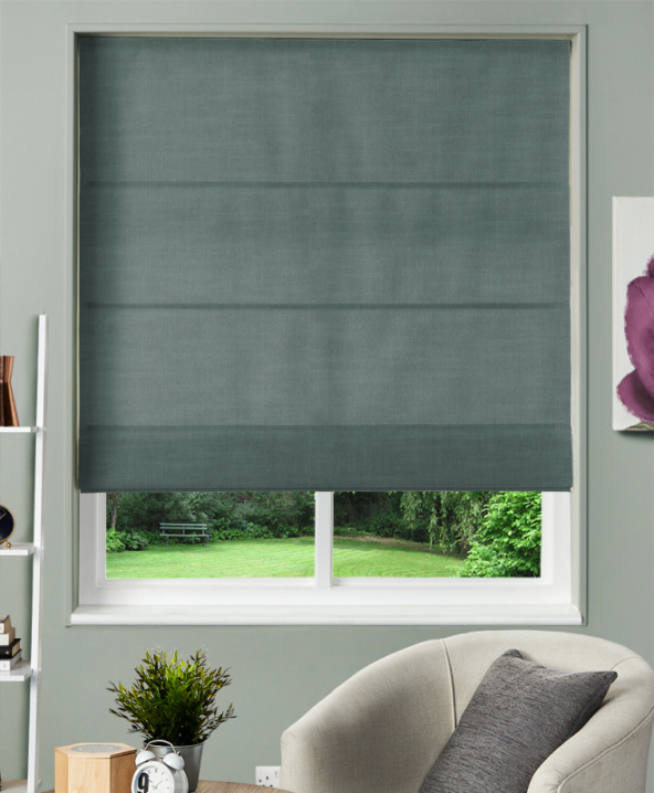 Made To Measure Roman Blinds Amalfi Kingfisher