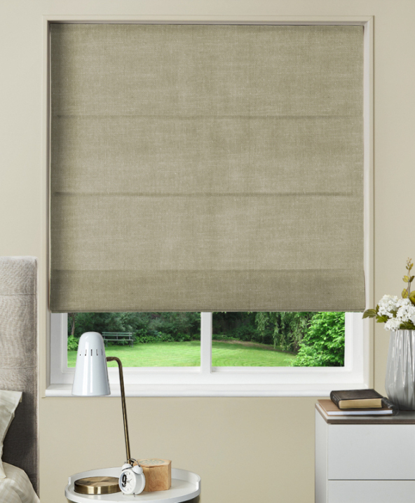 Made To Measure Roman Blinds Amalfi Latte