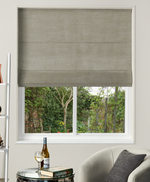 Made To Measure Roman Blinds Amalfi Mocha
