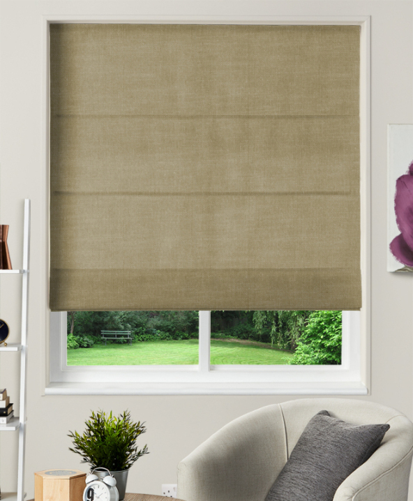 Made To Measure Roman Blinds Amalfi Olive