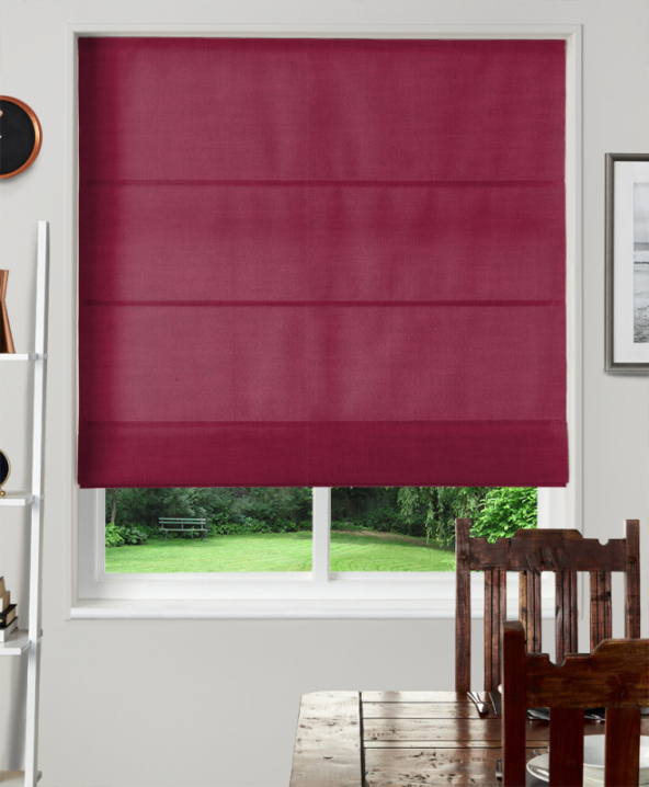 Made To Measure Roman Blinds Amalfi Ruby
