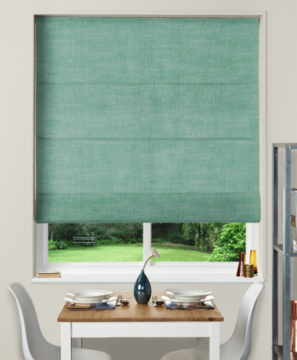 Made To Measure Roman Blinds Amalfi Seafoam