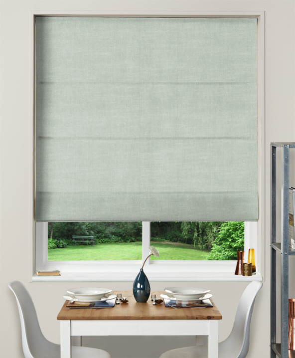 Made To Measure Roman Blinds Amalfi Silver