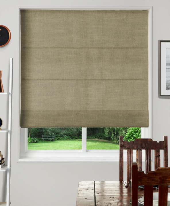 Made To Measure Roman Blinds Amalfi Truffle
