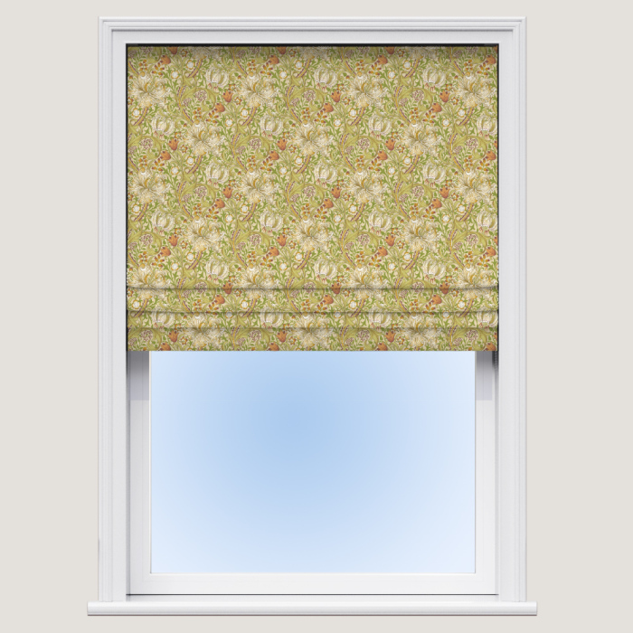 Golden Lily Cornsilk Roman Blind