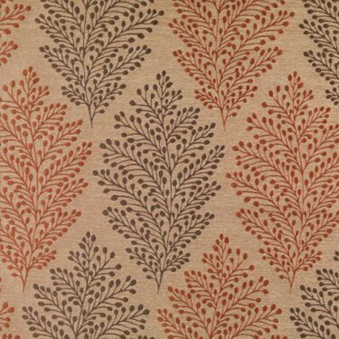Jessie Terracotta Fabric by Bill Beaumont