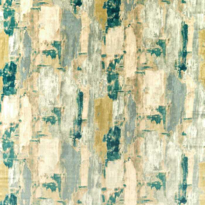 Lagna Teal Fabric by Clarke And Clarke