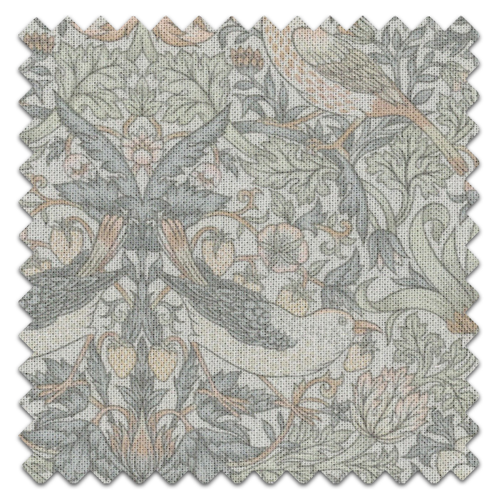 Swatch of Strawberry Thief Natural