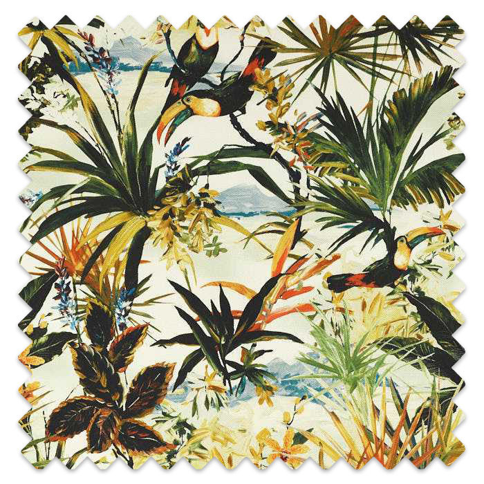 Swatch of Toucan Outdoor Antique by Clarke And Clarke