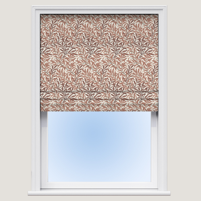 Willow Bough Rust Roman Blind