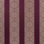 Brocade Stripe Amethyst Fabric Flat Image