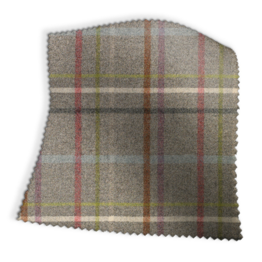 Multicheck Light Grey Fabric