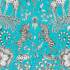 Kruger Teal Velvet Fabric Flat Image