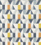 Nuevo Dandelion Charcoal Brick Fabric by Scion