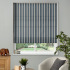 Electric Roman Blind in Rowing Stripe Midnight
