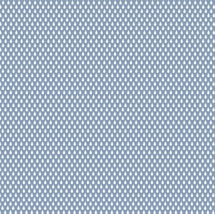 April Showers Blue Roller Blind