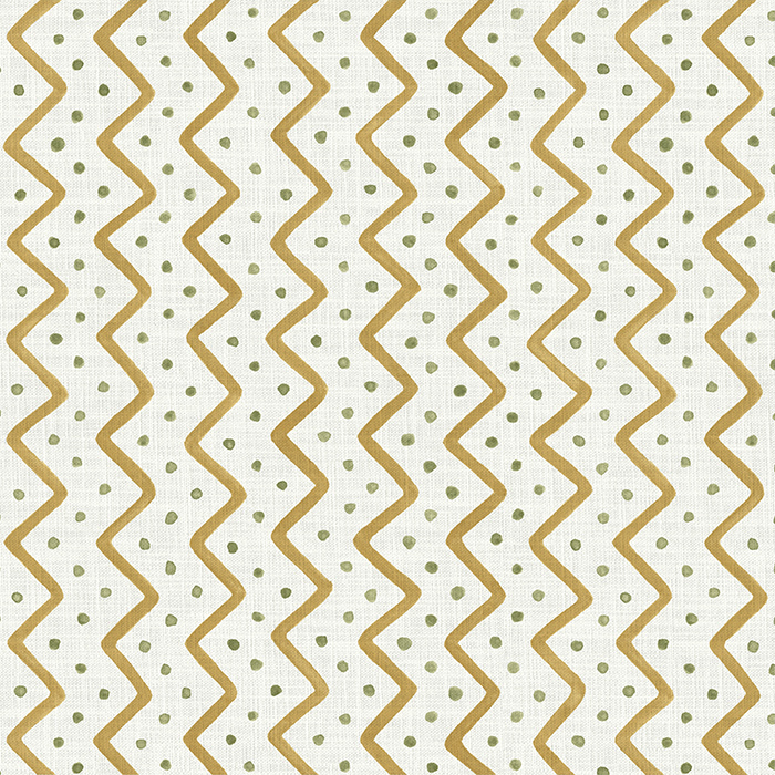 Azmi Ochre Fabric by The Pure Edit