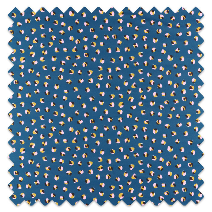 Swatch of Leopard Dots Denim Milkshake by Scion