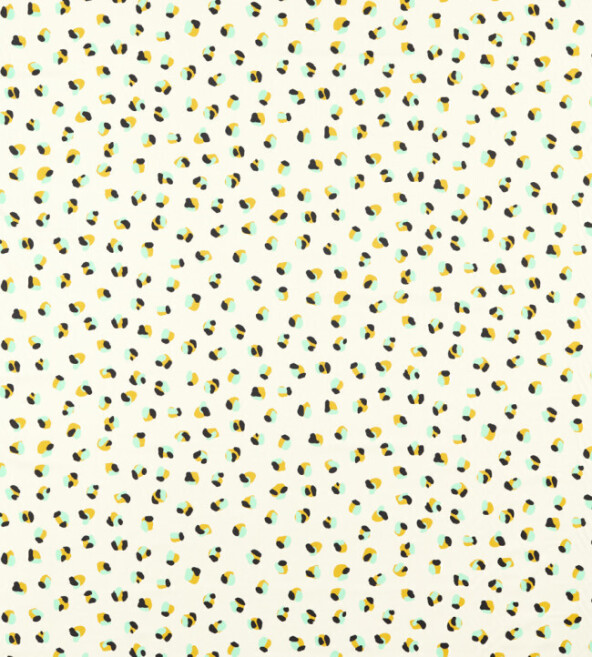 Leopard Dots Pebble Sage Fabric by Scion
