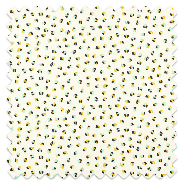 Swatch of Leopard Dots Pebble Sage by Scion