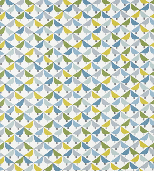 Lintu Gecko Pacific Glazier Fabric by Scion