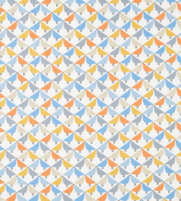 Lintu Satsuma Sky Pebble Fabric by Scion