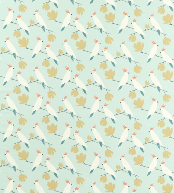 Love Birds Candy Fabric by Scion