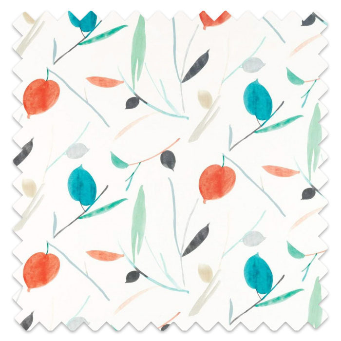 Swatch of Oxalis Pimento Marine by Scion