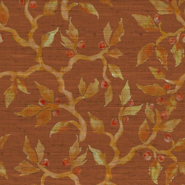 Vesper Rust Fabric by Voyage