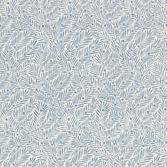 Yew & Aril Mineral Blue Fabric by Morris & Co