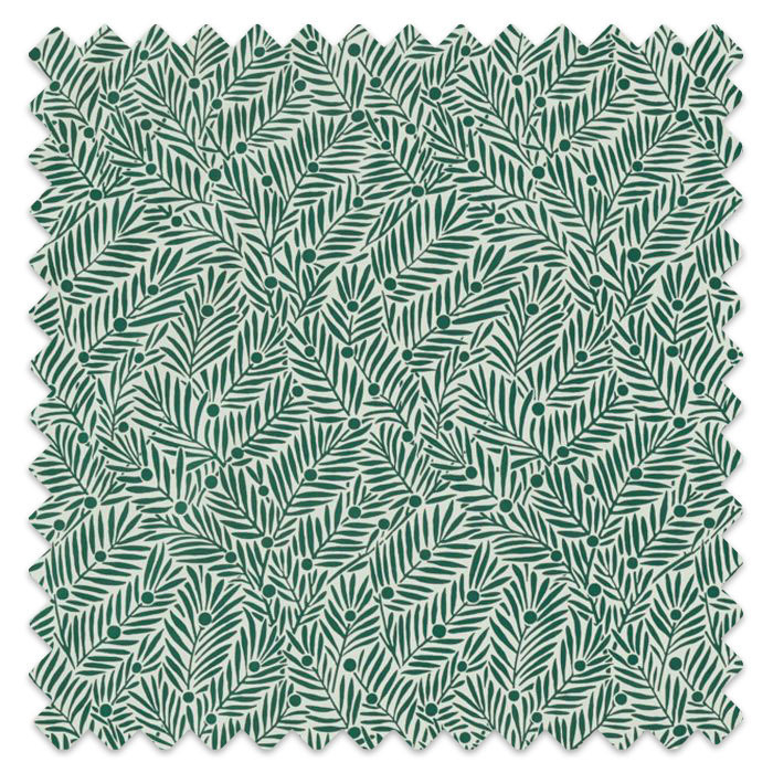 Swatch of Yew & Aril Seagreen