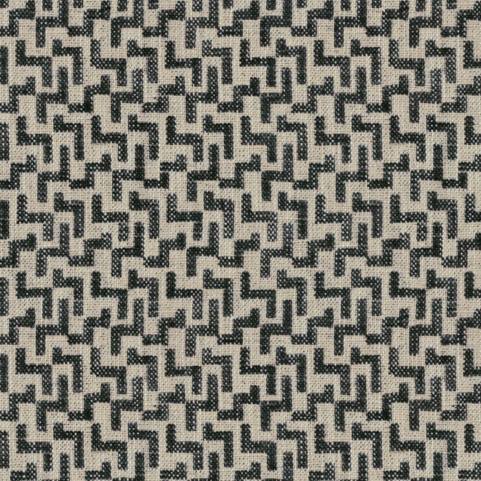 Desta Charcoal Fabric by The Pure Edit