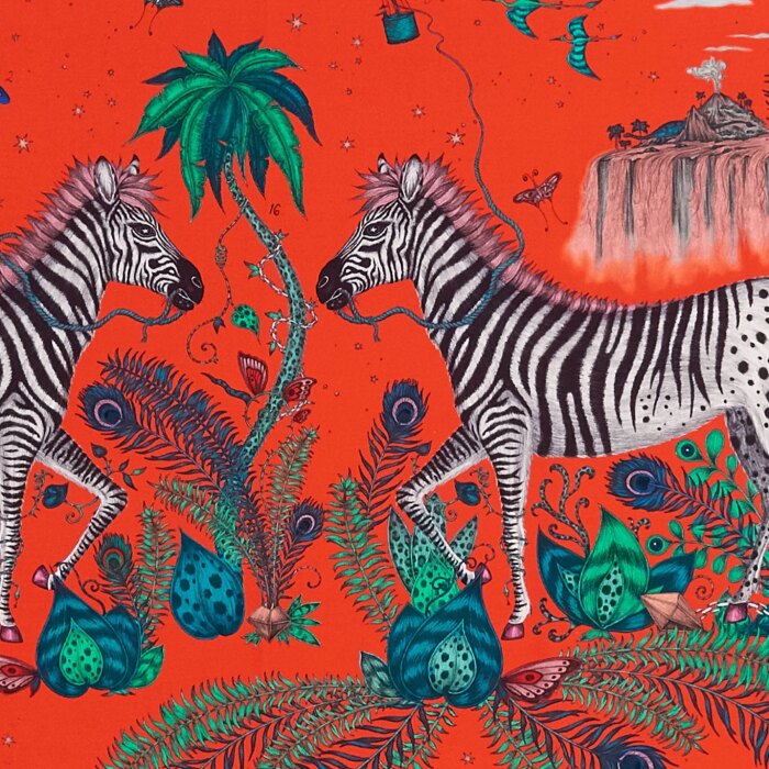 Made To Measure Roman Blinds Lost World Red