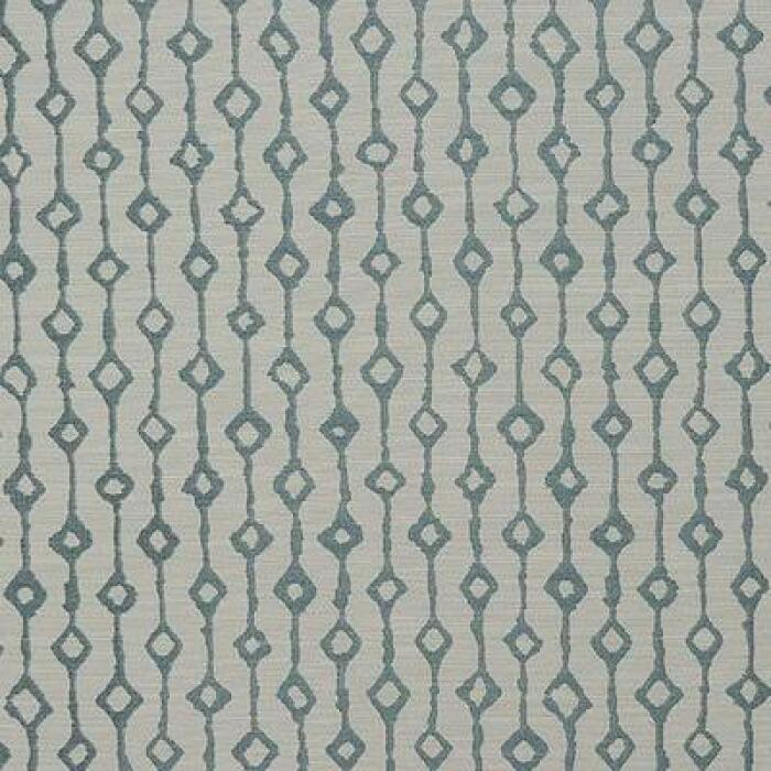 Made To Measure Roman Blinds Debussy Teal Flat Image