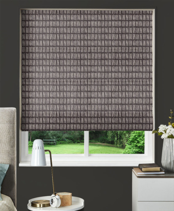 Made To Measure Roman Blinds Ditto Chocolate