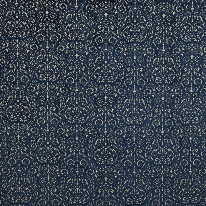 Made To Measure Roman Blinds Indiene Indigo Flat Image