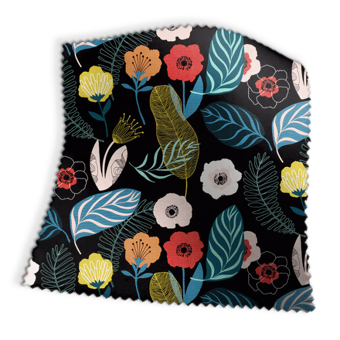 Made To Measure Roman Blinds Levande Jet Swatch